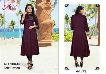 Ashda Kurti- Purple – XL