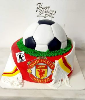 Manchester United Themed Cake
