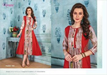 Kanasu Kurti - Orange - M 