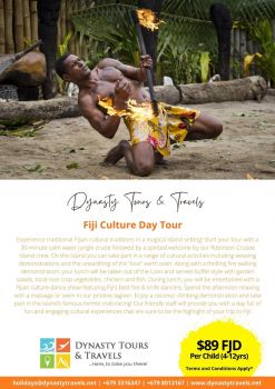 Robinson Crusoe - Fiji Culture Day Tour (Child)