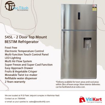 BESTIM 545L 2 Door Top Mount Refrigerator