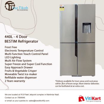 BESTIM 440L 4 Door French Refrigerator