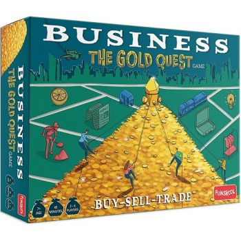 Funskool Business Board Game (The Gold Quest), Multiplayer (2-4) Strategy Game, 7 years +