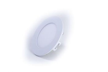 LED Round Panel Light 4W Recess Mount