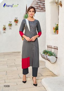 Rangjyot Siya Kurti- Grey – M