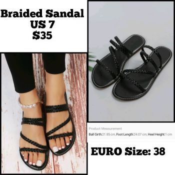 Braided Sandal  - US7