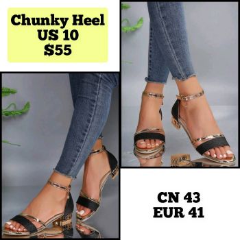 Chunky block heel
