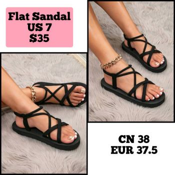 Flat Sandal - size US 7