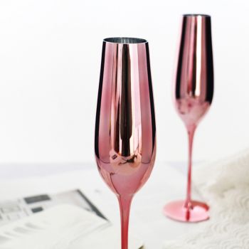Electroplated Champagne Flute