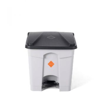 Phoenix Heavy Duty Pedal Bin Fog/Black - 30L 