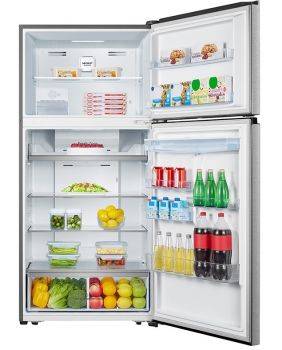 HISENSE 496L TOPMOUNT SILVER REFRIGERATOR WITH WATER DISPENSER