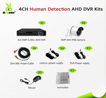 2MP 4CH CCTV Kit