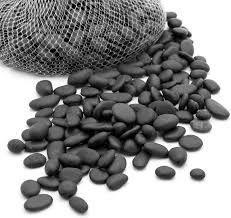 Black Garden Pebbles Polished 1-2cm