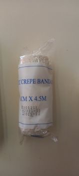 Crepe bandages small (white) 5cmx4.5m