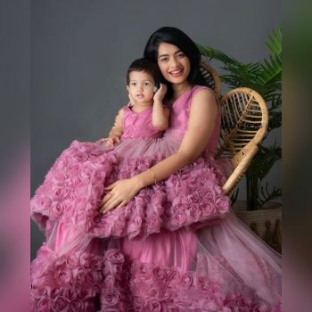 ASL047 PARTY WEAR MOM & DAUGHTER WEAR