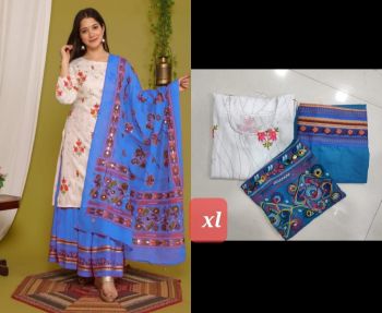 ASL062- KUTI SET WITH DUPATTA 