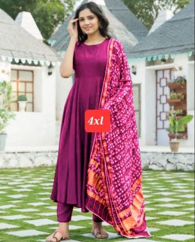 2023 SLB07 RAYON KAMEEZ SET FULLY STITCHED SIZE 4XL