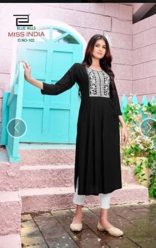 24Black kurti