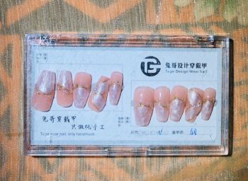 Nail Extensions, Pink 02