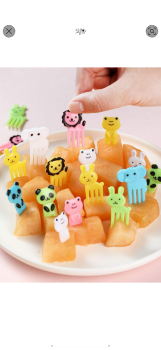 Plastic fruit fork