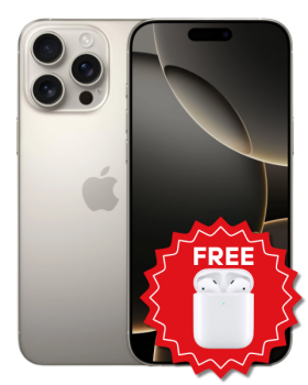 Apple iPhone 16 Pro Max With Free (Apple Airpods - 2nd Gen)