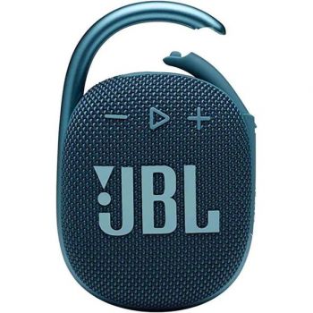 JBL Clip 4 4W Waterproof Bluetooth Speaker, Blue