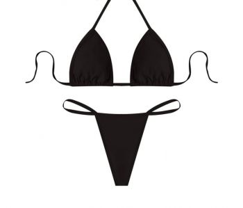2 Piece Halter Neck lingerie Set 