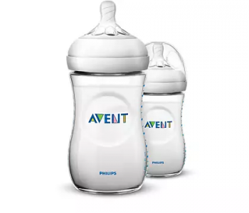 AVENT NATURAL 260 ML/9OZ TWIN BOTTLE	-SCF693/23