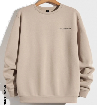 Mens Thermal Khaki Sweatshirt