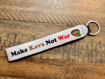 Make Kava not War- Keychain