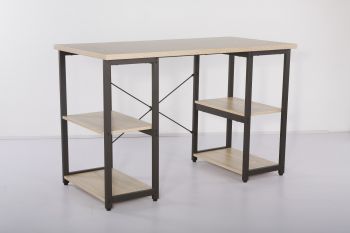 STANDARD TABLE STEEL FRAME WHITE OAK