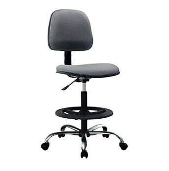 WIS DRAFTING CHAIR CHROME BASE WITHOUT ARMREST