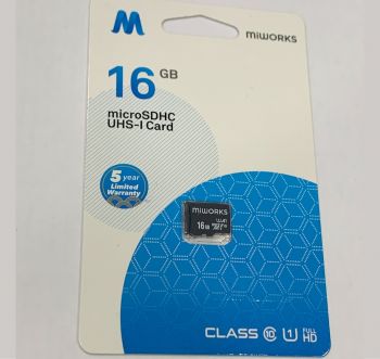 Miworks 16GB Micro SD Card