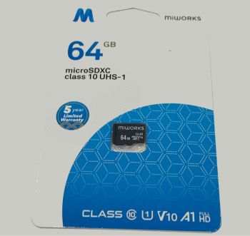 Miworks 64GB Micro SD Card