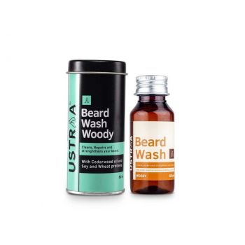 USTRAA Beard Wash Woody 60ml