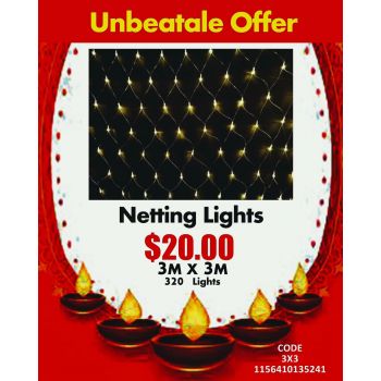 Diwali Nettong Light -3M X 3M