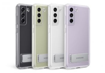 Samsung S21 FE Clear Stand Case