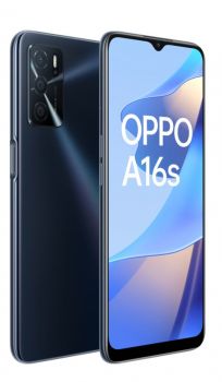 OPPO A16S DUAL SIM SMARTPHONE 4GB+64GB – CRYSTAL BLACK