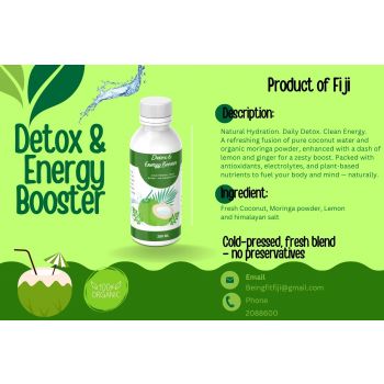 Fiji’s Finest Detox – Moringa & Coconut Water Drink 200ML