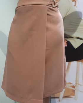 FA002009-KS Buckle Detail Skirt 