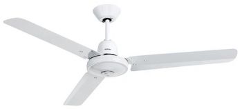  Glitz Clipsal Ceiling Fan 48 inch White 3-Blade 