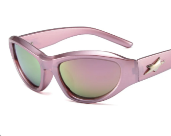 Trendy Unisex Sunglasses - Pink 