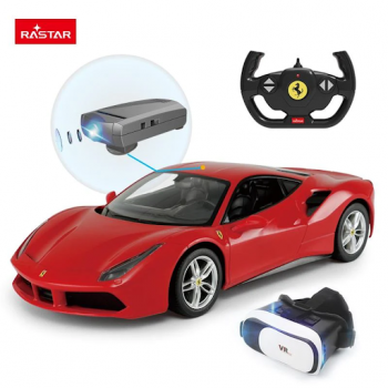 RASTAR 1:14 RED FERRARI 488 GTB VR + RC REMOTE CAR