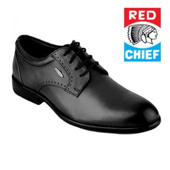 RED CHIEF LEATHER SHOES BLK RC1946
