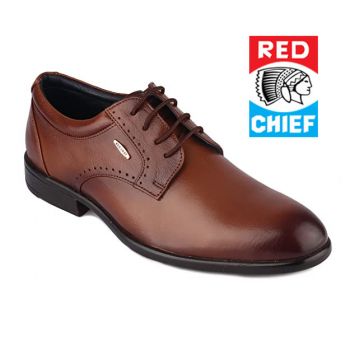 RED CHIEF LEATHER SHOES TAN RC1946