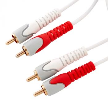 Westinghouse RCA 1.5 Metre Cable , Stereo (Red/White) - WHCRCA15W	