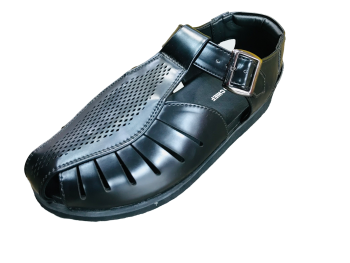 RED CHIEF SCHOOL SANDAL BLK RC4158