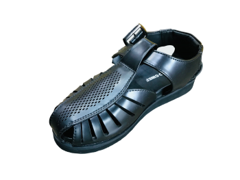 RED CHIEF REAL LEATHER KIDS SANDAL BLACK