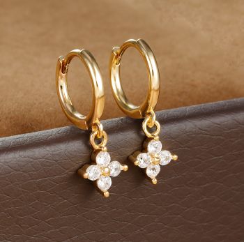Minimalist 18K Gold Plated Waterproof Earrings
