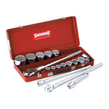 SCMT0027 15205 17Pcs Socket Set 3/4Dr Met